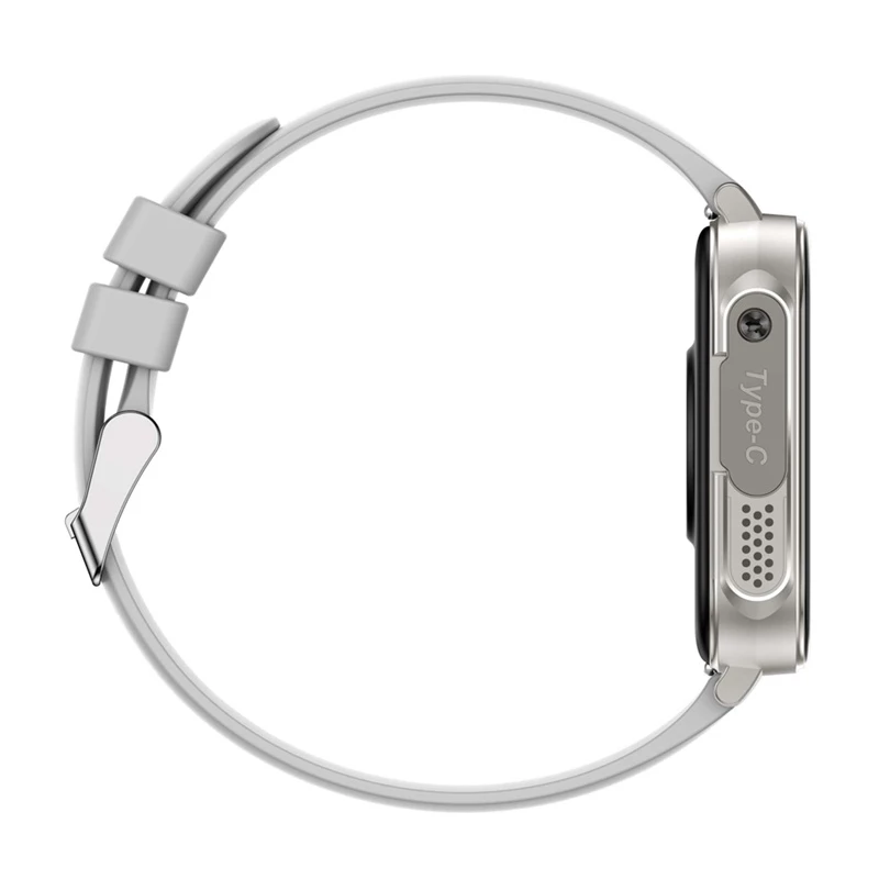 Smartwatch Colmi P80 ασημί – Colmi P80 συμπαγές smartwatch, ασημί θήκη