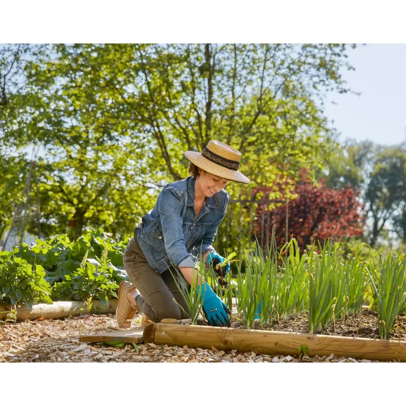 Gardena 11511-20 - Γάντια κήπου - Μαύρο - Μπλε - M - SML - Ελαστάνη - Νιτρίλιο - Πολυεστέρας - 42 % Πολυεστέρας - 55 % Νιτρίλιο - 3 % Ελαστάνη