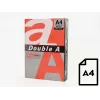 Χρωματιστό χαρτί Double A, 80g, A4, 500 φύλλα, κόκκινο