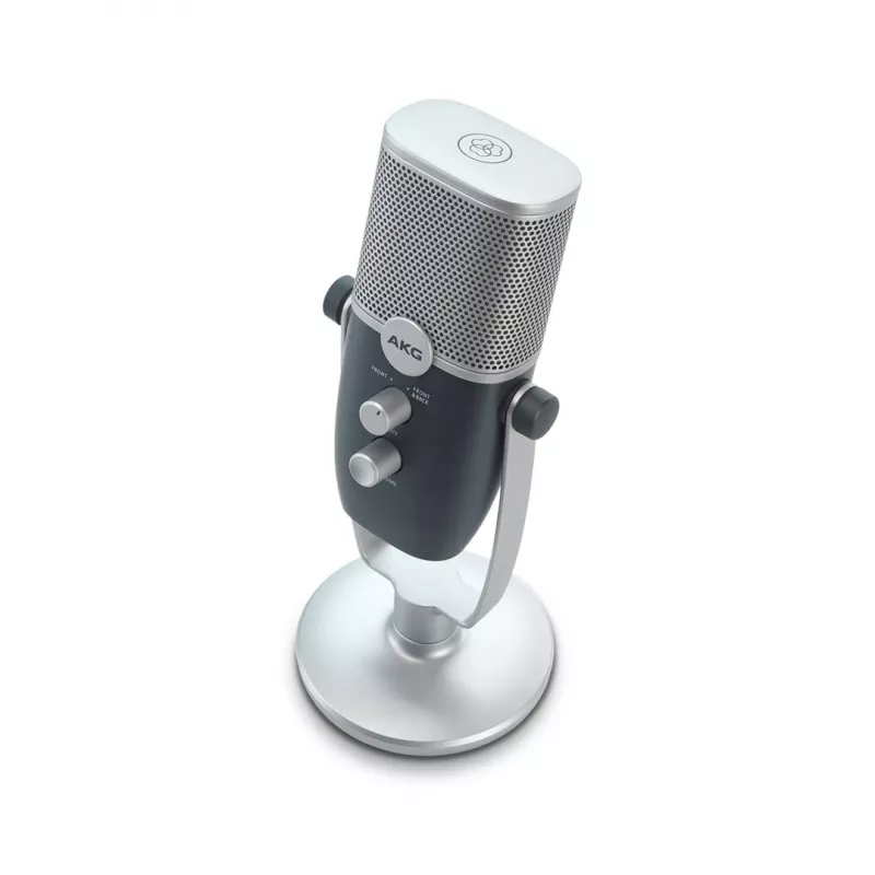 AKG Ara - επαγγελματικό πυκνωτικό μικρόφωνο USB, μπλε-ασημί