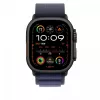 Apple 49 mm Navy Alpine Loop - Small - μαύρο φινίρισμα Titanium