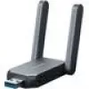 Ασύρματος προσαρμογέας USB MERCUSYS MA37BEH — High-Gain Wi-Fi 7 (BE6500) συμβατότητα USB-C/USB-A