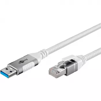 Goobay 74157 - Καλώδιο προσαρμογέα δικτύου USB 3.0 Type-A Gigabit Ethernet 1 m - Κάρτα δικτύου - 1.000 Mbit/s (74157)