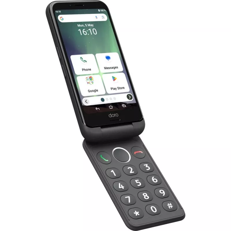 Smartphone Doro Aurora A20 4.5 ίντσες 4GB 64GB μαύρο