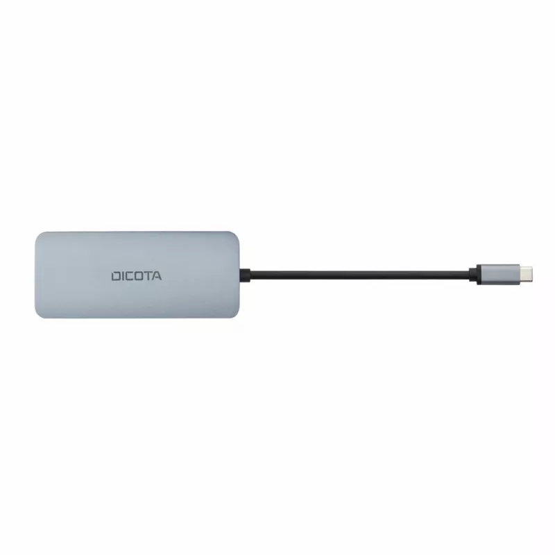 Dicota USB-C 8-in-1 Multi Hub 4K PD 100W ασημί