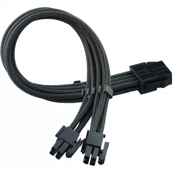 SilverStone SST-PP07E-EPS8B καλώδιο προέκτασης EPS 8 ακροδεκτών σε EPS/ATX 4+4 ακροδεκτών, 30 cm, μαύρο