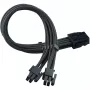 SilverStone SST-PP07E-EPS8B καλώδιο προέκτασης EPS 8 ακροδεκτών σε EPS/ATX 4+4 ακροδεκτών, 30 cm, μαύρο