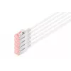 Digitus DK-1624-100S-5 CAT 6 U/FTP Slim Patch καλώδιο, 10 m, γκρι, συσκευασία 5 τεμ.