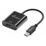 Μετατροπέας ήχου και εικόνας USB-A σε HDMI MediaRange MRCS232, καλώδιο 20 cm, μαύρο