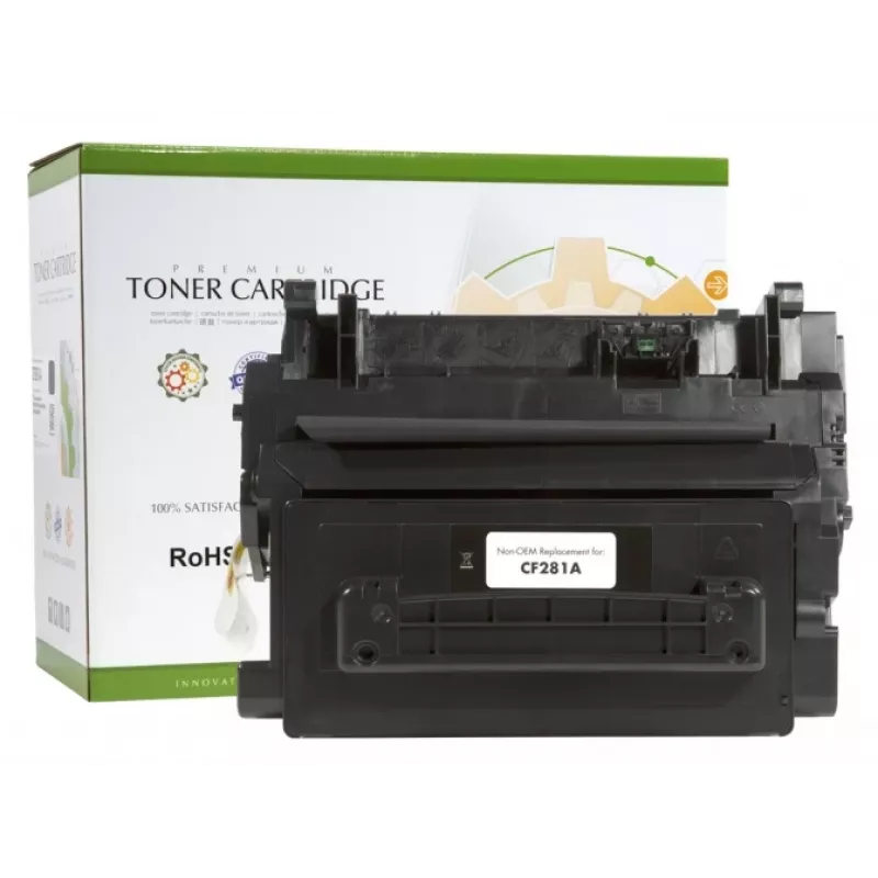 Συμβατό Static-Control Hewlett-Packard 81A (CF281A) μαύρο, 10500 σελίδες
