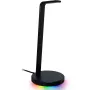 Razer Base Station V2 Chroma, Μαύρο, 2 x υποδοχές USB 3.1, 1 x υποδοχή combo 3,5 mm με ενσωματωμένο DAC, ήχος surround 7.1, Razer Chroma™ RGB, κατασκευή αλουμινίου, αντιολισθητική βάση