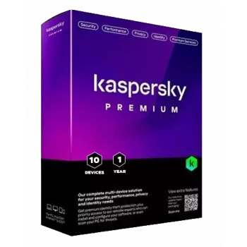 Kaspersky Premium + Υποστήριξη πελατών | 10 συσκευές | 1 έτος | EU