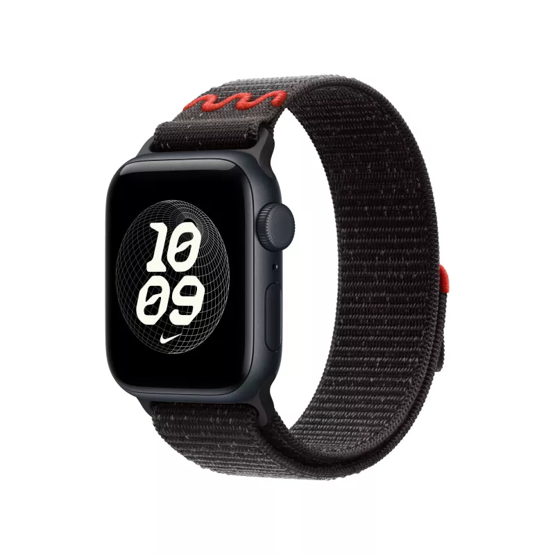 Λουράκι Apple Nike Sport Loop μαύρο νάιλον, ανακυκλωμένος πολυεστέρας, spandex