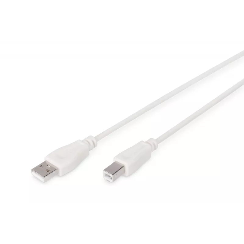 Assmann Καλώδιο σύνδεσης USB. Type A - B M/M. 1,8 m. Κατάλληλο για USB 2.0. UL. be (AK-300102-018-E)