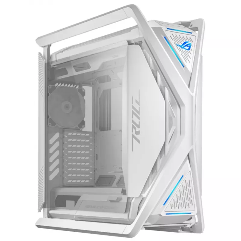 ASUS ROG GR701 Hyperion White, PC, Λευκό, ATX, EATX, micro ATX, Mini-ITX, Αλουμίνιο, Multi, Front