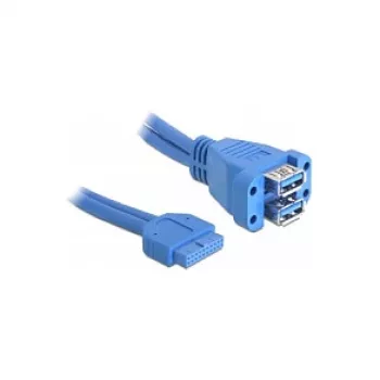 Καλώδιο USB DeLOCK 82942 USB 3.2 Gen 1 0,45 m Μπλε