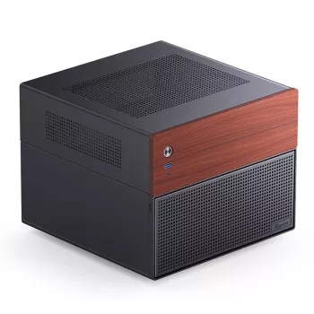 Jonsbo N4 Microtower Κουτί Μαύρο Ανθεκτικό Ατσάλι Συμπαγές Κουτί PC