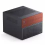 Jonsbo N4 Microtower Κουτί Μαύρο Ανθεκτικό Ατσάλι Συμπαγές Κουτί PC