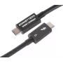 Καλώδιο Thunderbolt Sonnet TCB-TB5-08M, Αρσενικό σε Αρσενικό, 0,8 m, 80 Gbit/s, μαύρο