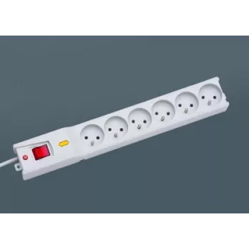 Προστασία υπέρτασης lestar LX 610 1L 3,0 m Γκρι — πολύπριζο lestar με 1 πρίζα, καλώδιο 3,0 m