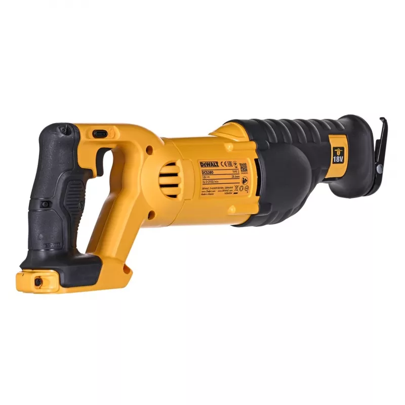 DeWALT DCS380N Σπαθοσέγα 2,86 cm Μαύρο, Κίτρινο