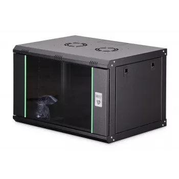 Επιτοίχιο rack 19 ιντσών DIGITUS Dynamic-N DN-37101 — 7U, 600x450 mm, IP20, κλειδαριά, αποσυναρμολογημένο