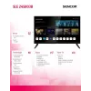 24 inch SENCOR SLE 24S803B HD Ready SMART TV με webOS, Wi‑Fi, Bluetooth, DVB-T2/C/S2, 1366×768