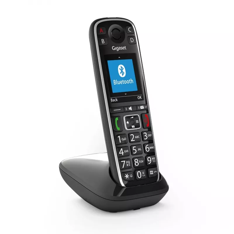 Gigaset E720 Αναλογικό/DECT τηλέφωνο με αναγνώριση κλήσης μαύρο
