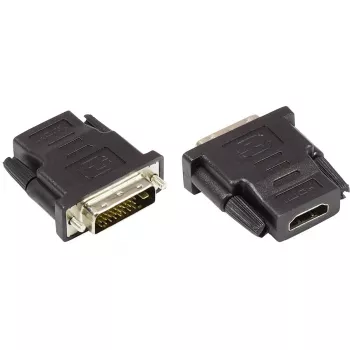 Προσαρμογέας GoodConnections HDMI > DVI-D 24+1 (BU-ST) μαύρο (HDMI-DVI)