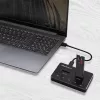 Qoltec 52274 σταθμός σύνδεσης M.2 SSD | NVMe | SATA | USB-C | DUAL 2 x 2TB