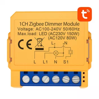 Έξυπνος διακόπτης πρίζας Avatto ZDMS16-2 συμβατός με ZigBee με παρακολούθηση ενέργειας