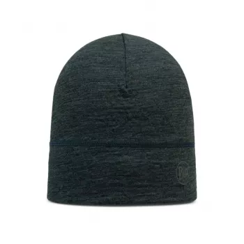 Beanie Buff Merino Lightweight Multistripes Forest — Buff ελαφρύ σκουφί από μαλλί μερινό, unisex, σκούρο πράσινο, 125 g/m²