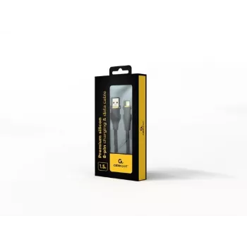 Καλώδιο USB-A σε Lightning Gembird CC-USB2S-AM8PM-1.5M-BK — USB 2.0, 1,5 m