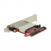 Αναγνώστης καρτών DeLOCK 91495 SATA Εσωτερικός Μαύρο Κόκκινο Ασημί