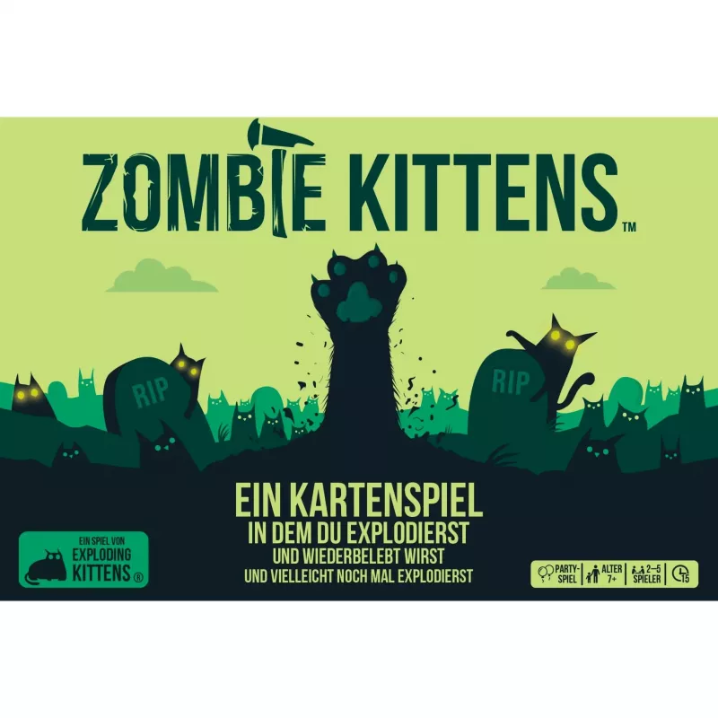 Zombie Kittens, Παιχνίδι με κάρτες