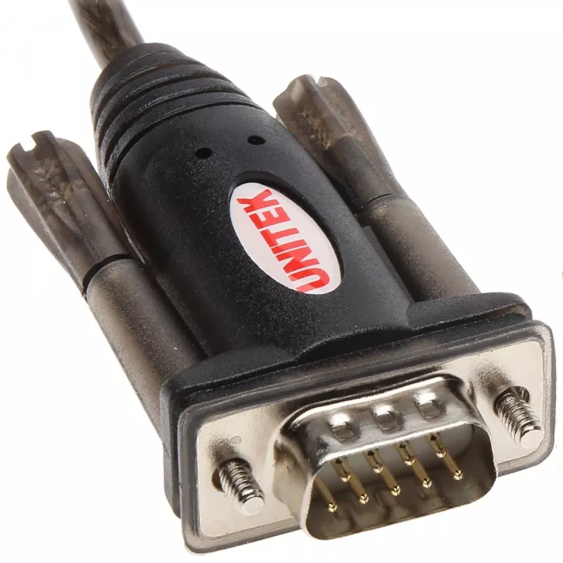 UNITEK Y-105A σειριακό καλώδιο μαύρο 1,5 m USB Type-A DB-9