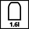 Einhell 3407000 - Γκρι - Μαύρο - 1,3 m - 8 mm - 390 g - 560 g