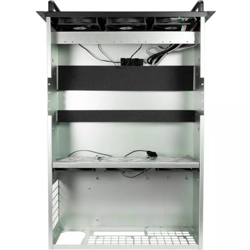 Κουτί υπολογιστή Inter-Tech 88887236 Rack Μαύρο, Γκρι