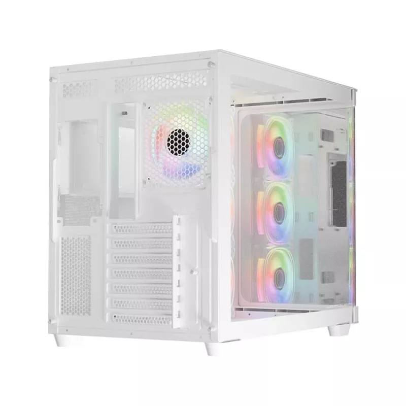 LC-Power Gaming 8001W Pro-Storm Light Midi-Tower ATX κουτί, λευκό (LC-8001W-ON)