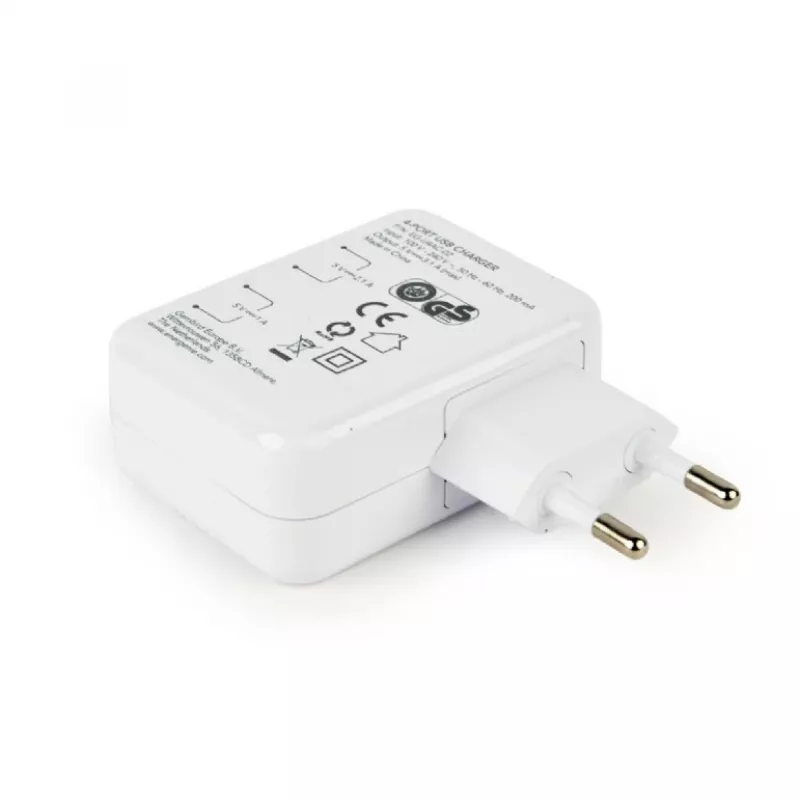 USB φορτιστής Universal λευκό/4-Port EG-U4AC-02 GEMBIRD