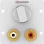 Πρίζα 2 x RCA Kindermann 7444000518