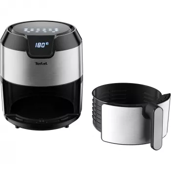 Tefal Easy Fry EY401D Single 4,2 L Αυτόνομη 1500 W Φριτέζα θερμού αέρα Μαύρο, Ανοξείδωτο ατσάλι
