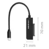 Προσαρμογέας QOLTEC SATA 52269 για μονάδα 2,5 ιντσών σε USB-C, υποστηρίζει έως 2 TB