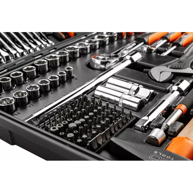 NEO tools 08-945 σετ καρυδάκια 1/4 1/2 ίντσες ευέλικτο ανθεκτικό