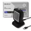 Σταθερός σαρωτής barcode 1D/2D QOLTEC 50864, αισθητήρας LED, USB (ενσύρματο), μαύρο, 145×85×80 mm