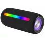Φορητό στερεοφωνικό ηχείο TRACER Stripe μαύρο — 10 W RMS, Bluetooth/ενσύρματο, USB-A & USB-C, MicroSD, ενσωματωμένη μπαταρία (έως 5 h)