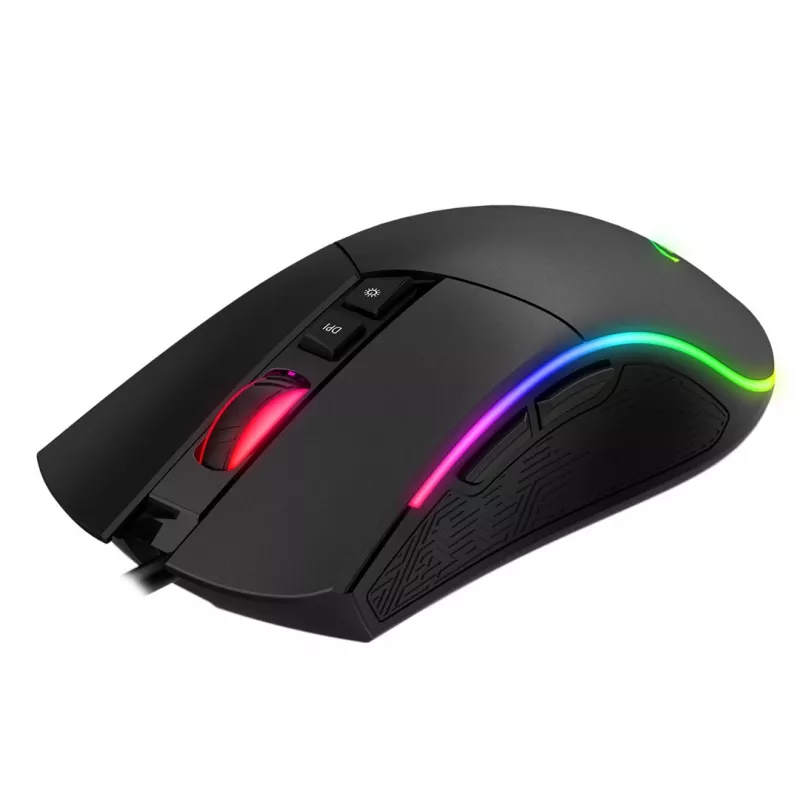 Havit MS1001S - Οπτικό ποντίκι Gaming για δεξιόχειρες, USB Type A, Μαύρο-Γκρι