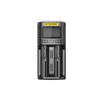 Nitecore UM2 Φορτιστής μπαταριών οικιακών μπαταριών DC Ιόντων λιθίου Νικελίου-Καδμίου