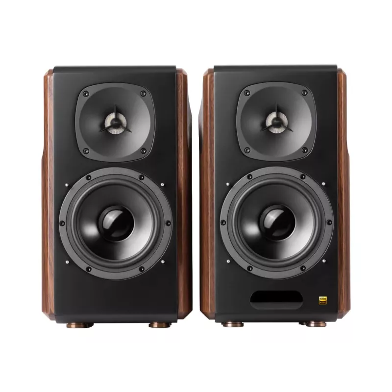 Ηχείο Edifier S2000MKIII 2.0, 130 W RMS, ενσύρματο & ασύρματο, μαύρο/ξύλο