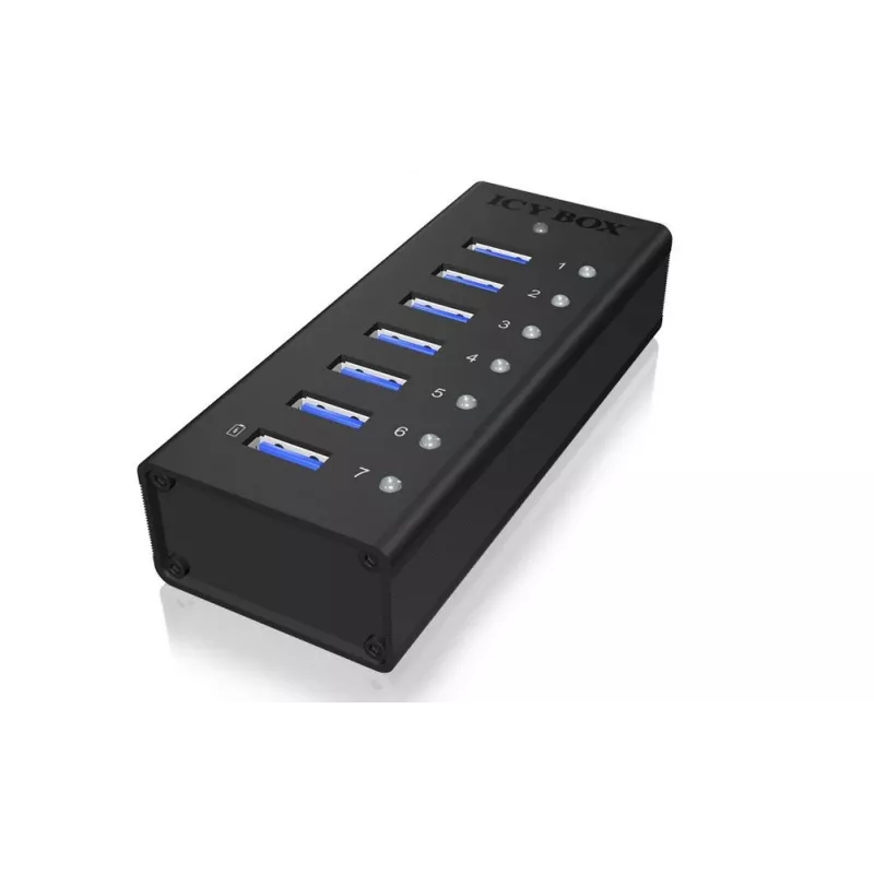 ICY BOX IB-AC618 USB 3.2 Gen 1 (3.1 Gen 1) Type-B 5000 Mbit/s μαύρο